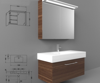 Modern Bathroom Cabinet-ID:209061756