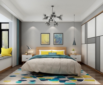 Nordic Style Bedroom-ID:442951744