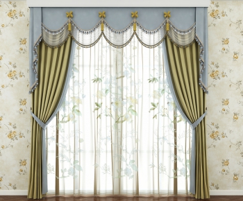 Simple European Style The Curtain-ID:897293542
