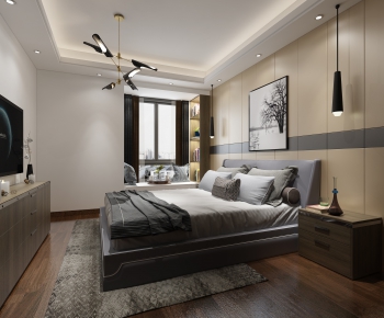 Post Modern Style Bedroom-ID:786918297