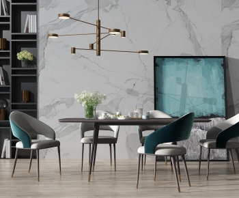 Modern Dining Table And Chairs-ID:498269467