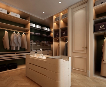 Modern Clothes Storage Area-ID:771716963