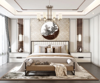 New Chinese Style Bedroom-ID:150643662