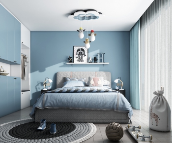 Modern Boy's Room And Son's Room-ID:260040316