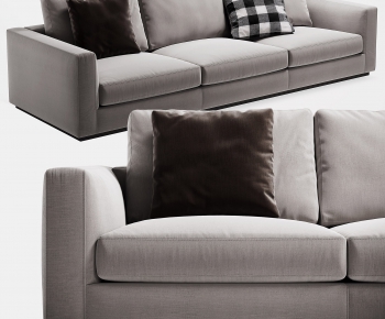 Modern Three-seat Sofa-ID:915042138