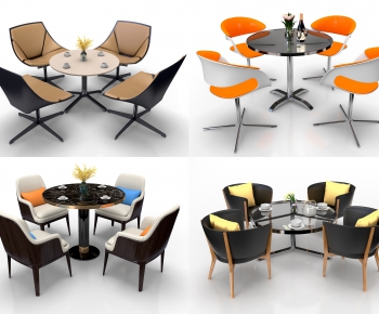 Modern Dining Table And Chairs-ID:717330896