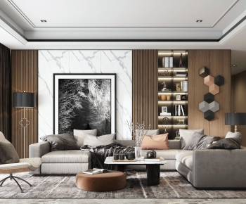 Modern A Living Room-ID:576298487