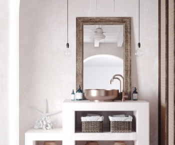 Nordic Style Bathroom Cabinet-ID:339249547