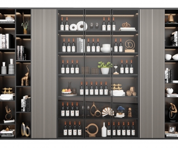 Modern Decorative Cabinet-ID:370359329