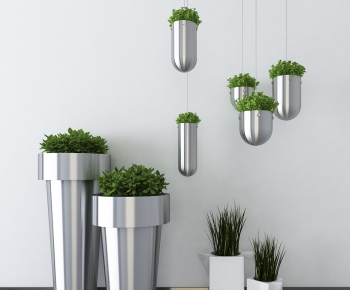 Modern Potted Green Plant-ID:949452179