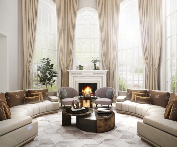 American Style A Living Room-ID:381588398