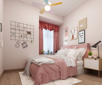 Nordic Style Bedroom-ID:107768394