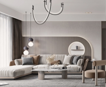 Modern A Living Room-ID:679574962