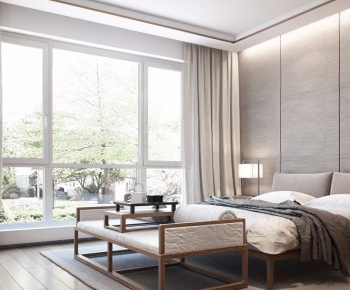 New Chinese Style Bedroom-ID:558553372