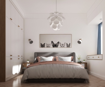 Nordic Style Bedroom-ID:681957269