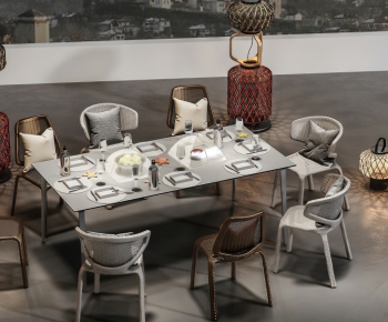 Modern Dining Table And Chairs-ID:356245289