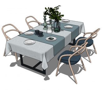 Modern Dining Table And Chairs-ID:252271282