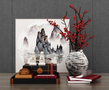 New Chinese Style Decorative Set-ID:876445219