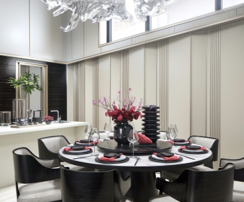 New Chinese Style Dining Room-ID:302822572
