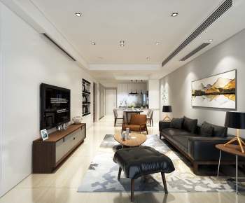 Modern A Living Room-ID:383642565