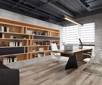 Industrial Style Manager's Office-ID:163612212