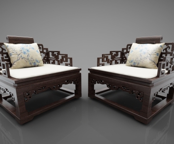 New Chinese Style Single Sofa-ID:499695413