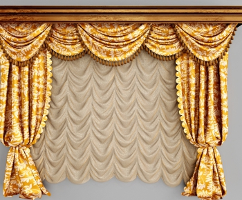 Simple European Style The Curtain-ID:398298877