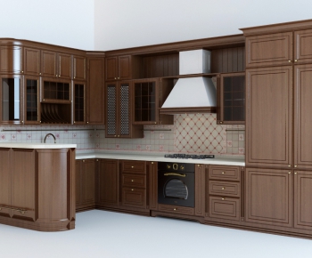 European Style Kitchen Cabinet-ID:216036428