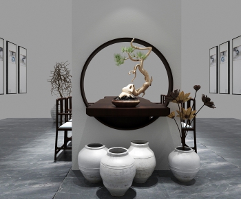 New Chinese Style Tea Tables And Chairs-ID:394569982
