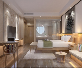 New Chinese Style Bedroom-ID:470666187