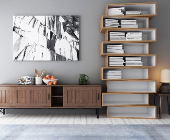 Nordic Style TV Cabinet-ID:745926396