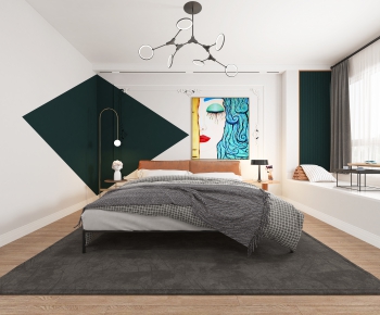 Nordic Style Bedroom-ID:205888768