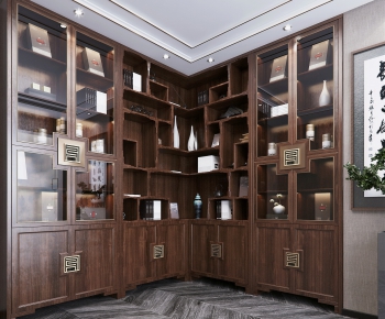 New Chinese Style Bookcase-ID:476589476