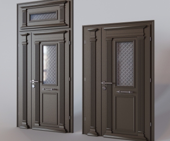 European Style Solid Wood Door-ID:117281583