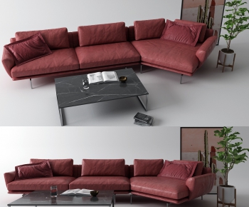Modern Three-seat Sofa-ID:914031957