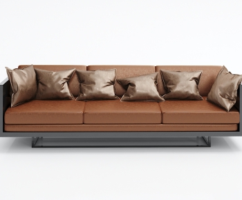 Modern Three-seat Sofa-ID:146990177