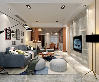 Modern A Living Room-ID:903344642