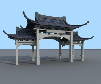Chinese Style Building Component-ID:194279873