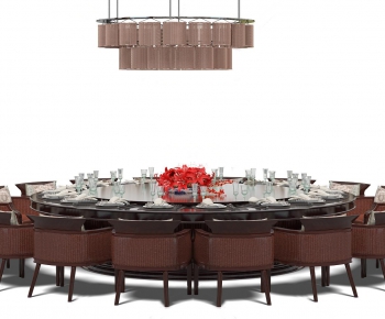 New Chinese Style Dining Table And Chairs-ID:797718513