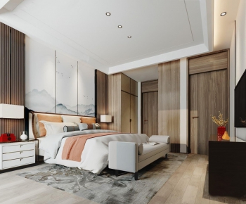New Chinese Style Bedroom-ID:118830556