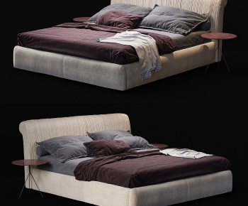 Modern Double Bed-ID:225564988