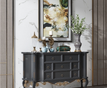 Simple European Style Side Cabinet/Entrance Cabinet-ID:820229192