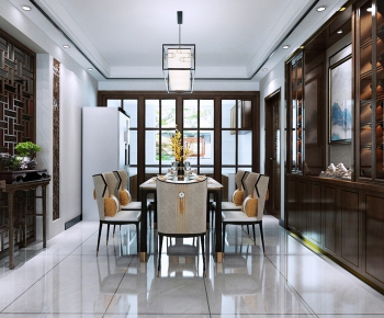 New Chinese Style Dining Room-ID:474607979