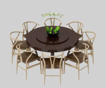 New Chinese Style Dining Table And Chairs-ID:323353766