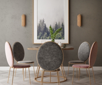 Modern Dining Table And Chairs-ID:818517189
