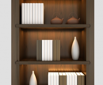 New Chinese Style Bookcase-ID:290235887