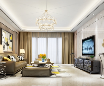 Hong Kong Style A Living Room-ID:818224481
