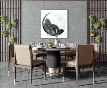 New Chinese Style Dining Table And Chairs-ID:145482741