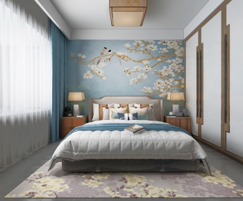 New Chinese Style Bedroom-ID:835509276