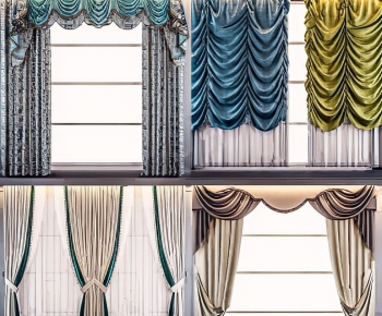 New Chinese Style The Curtain-ID:740228385